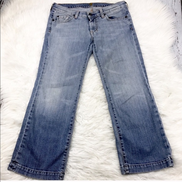 💕SALE💕 7 For all Mankind Crop Jeans - Picture 4 of 6